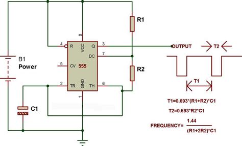 Astable 555 Timer Schematic Lets Take A Closer Look Whats Inside