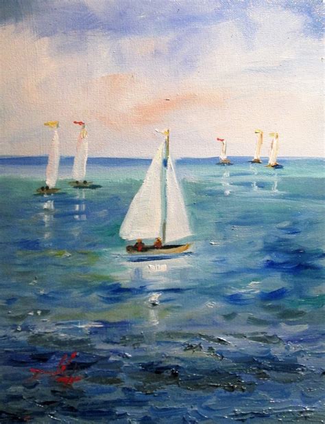 Painting Of The Day Daily Paintings By Delilah Sailboats