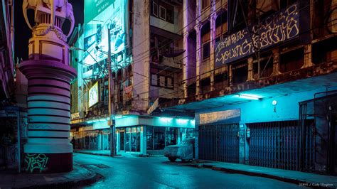 Bangkok Neon Night 4k Desktop Wallpaper Cody Ellingham Photographic