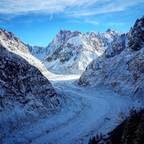 📍 Glacier De La Mer De Glace Panoramique De Montenvers Hautes