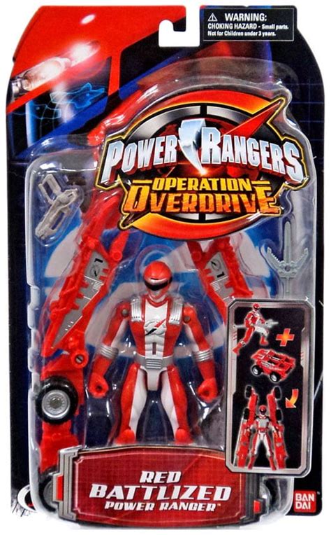 Buy Power Rangers Operation Overdrive Red Battlized Power Ranger Action