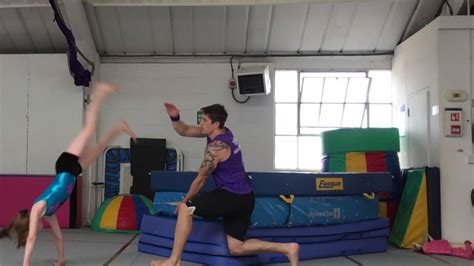 Gymnastics First Round Off Full Twisting Layout Youtube