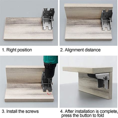 Up 10x 90 Degree Self Locking Folding Hinge Sofa Bed Lift Support