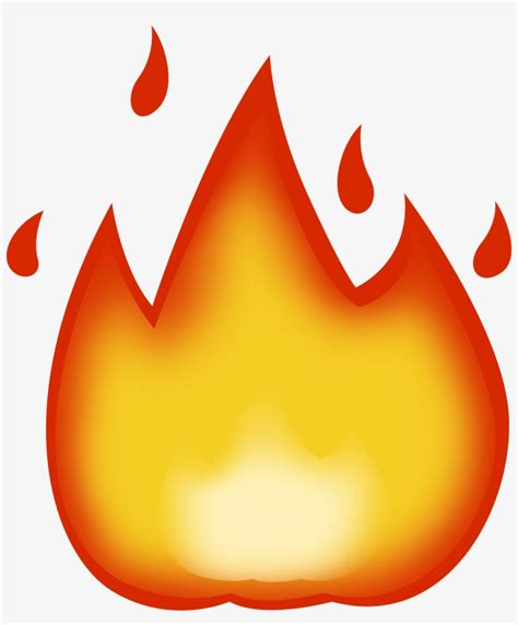 Collection Of Free Transparent Flames Fire Emoji Download Llama De