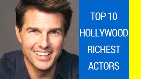 Top 10 Richest Hollywood Actors In 2018 Youtube