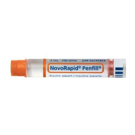 Novorapid Penfill 3ml Prefilled Cartridge Insulin Aspart Rdna