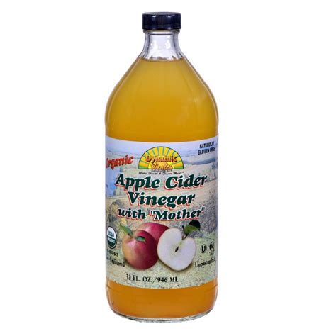Dynamic Health Vinegars Organic Raw Apple Cider Vinegar With The Mother