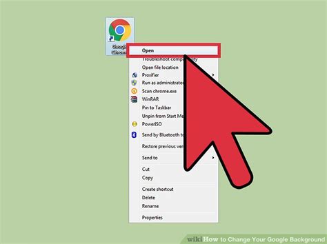 Once the background show up in the fancy box, touch and 6. 3 Ways to Change Your Google Background - wikiHow