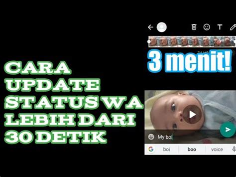 Biasanya kita saat mau kirim sebuah status di whatsapp tidak bisa lebih dari 30 detik. Cara kirim status Whatsapp lebih dari 30 detik hanya ...