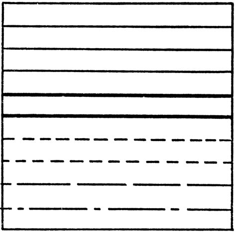 Horizontal Line Drawing