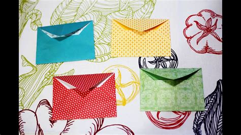 How To Make An Origami Envelope วิธีพับซองจดหมายสวยและทำง่าย โอริ
