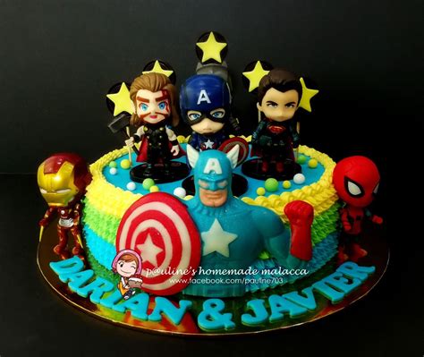 Custom cakes, cupcakes, & cookies! Marvel avengers hero design fresh cream cake | Fresh cream ...