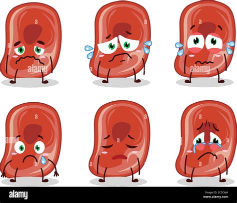 ham cartoon in character with sad expression stock vector image and art alamy