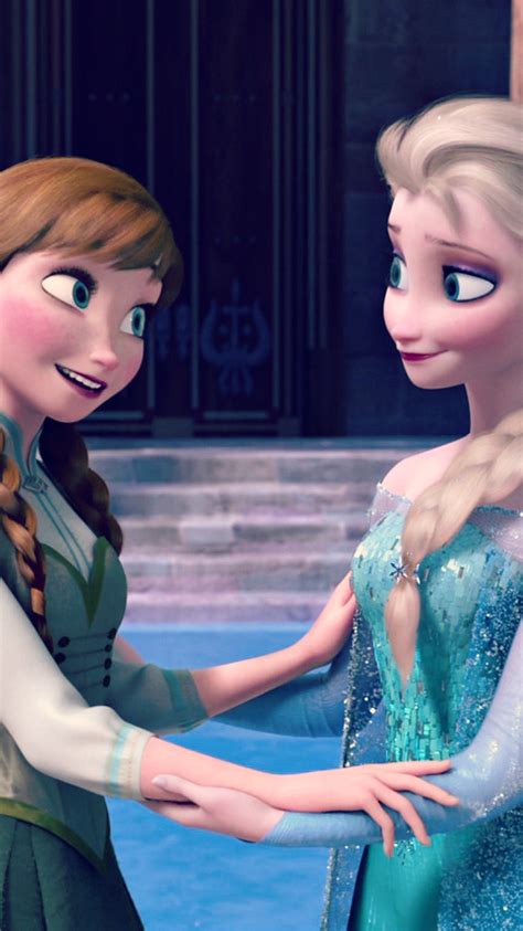 Frozen Elsa And Anna Phone Wallpaper Frozen Photo 39339939 Fanpop