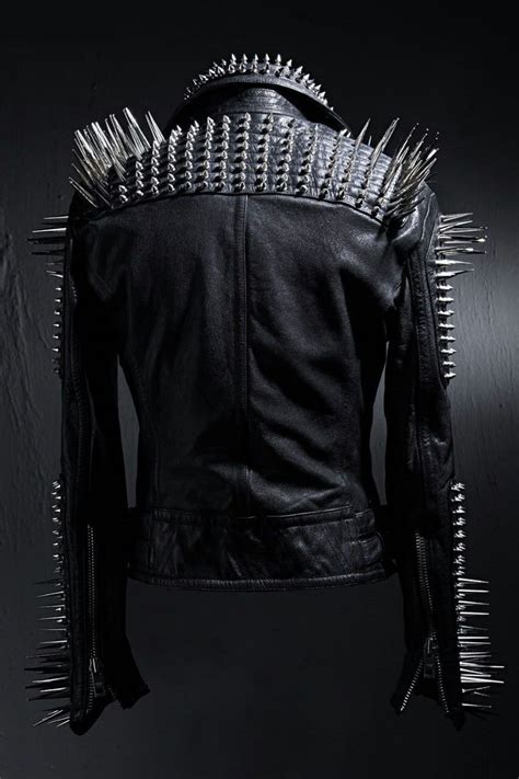 Sep 28, 2021 · general information phone: Punk Style Full Black Biker Long Spikes Studded Leather ...