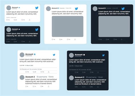 Twitter Post Template Free Vectors And Psds To Download