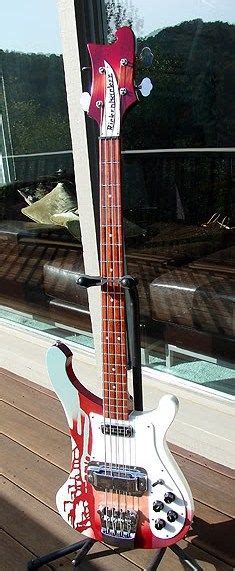 Psychedelic Rickenbacker 4001 Bass Guitar Beatles Replica Bass