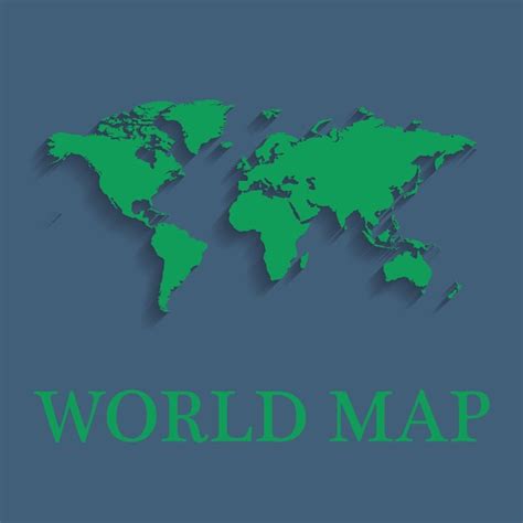Premium Vector Vector World Map