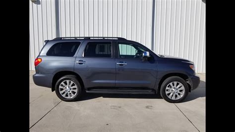 2010 Toyota Sequoia Limited 4wd Gray T859320 Youtube