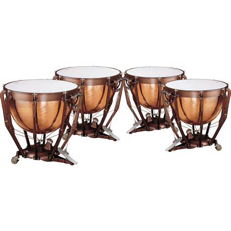 Ludwig 23 26 29 32 Professional Series Hammered Copper Timpani