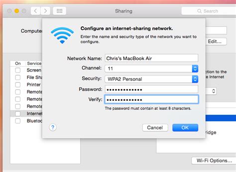 Once the macs can communicate with each other, you'll. How to Turn Your Mac Into a Wi-Fi Hotspot