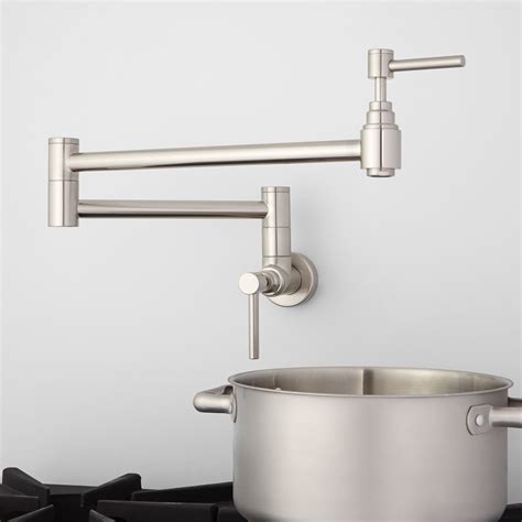 Adding a stove faucet can be a small addition that can have a large impact. Typical Mounting Height Pot Filler Faucet