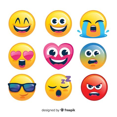 Emoji Collection Vector Free Download