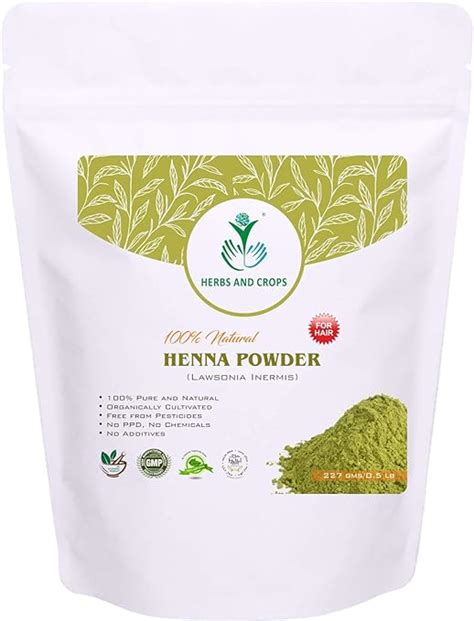 100 Natural Henna Powder For Hair 227g 12 Lb 8
