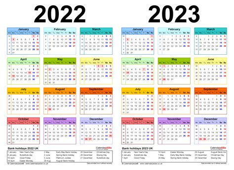 Calendar For Year 2023 United States Free Calendar Design