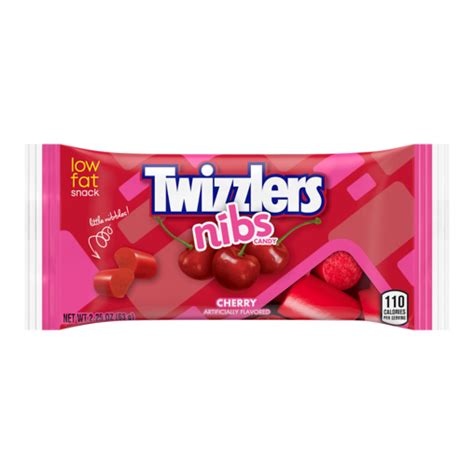 Twizzlers Nibs Cherry Flavored Candy 2 25 Oz Bag