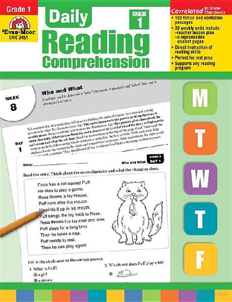 Reading comprehension esl english elementary. Daily Reading Comprehension Grade 1