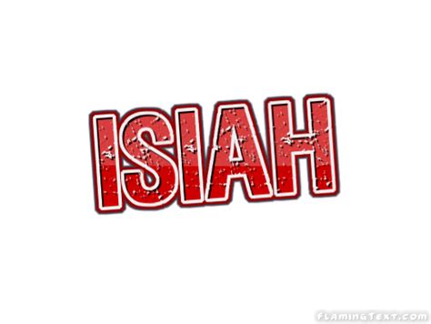 Isiah Logotipo Ferramenta De Design De Nome Grátis A Partir De Texto
