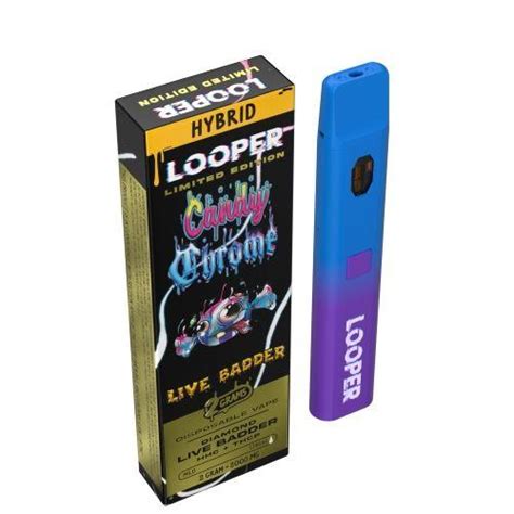 Looper Limited Edition Live Badder 2g Disposable Candy Chrome Hy Bsv