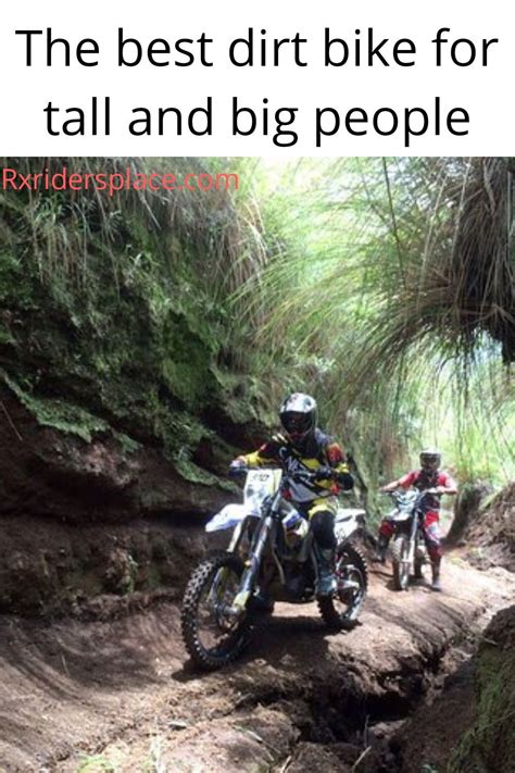 Ive been looking at 600cc street bikes but i came to the realization that it might be too tall for me. The best dirt bike for tall and big people in 2020 (With ...