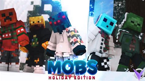 Mobs Holiday Edition By Team Visionary Minecraft Skin Pack