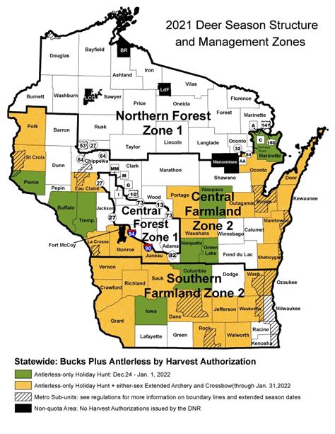 Wisconsin Deer Hunting Zones 2024 Map Esma Odille
