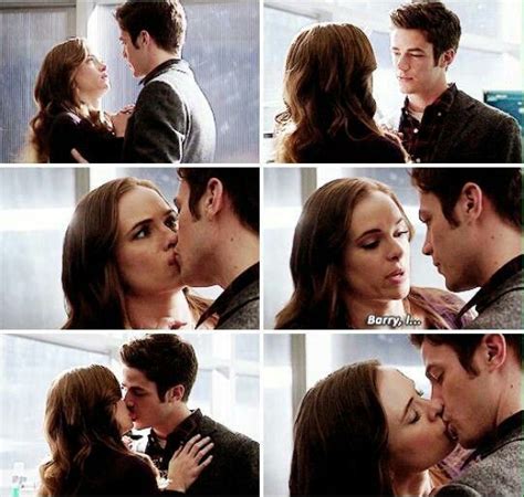Barry And Caitlin Kiss 1x19 Who Is Harrison Wells The Flash Snowbarry
