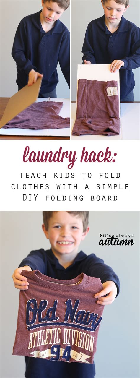 Teach Kids To Fold Laundry With This Simple Hack Its Always Autumn