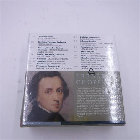 Chopin Complete Edition 17 Cd Box Set By Various Artists Sealed
