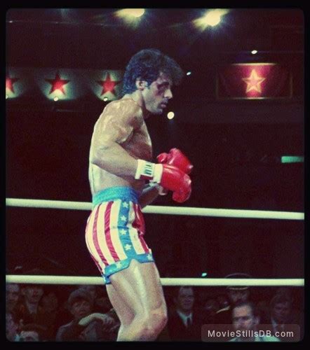 Rocky Iv Publicity Still Of Sylvester Stallone