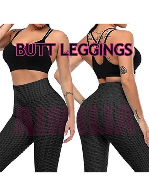 buy aimilia ruched butt lifting high waist textured yoga pants tummy control workout leggings