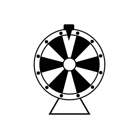 Spin Wheel Icon Vector 15567242 Vector Art At Vecteezy