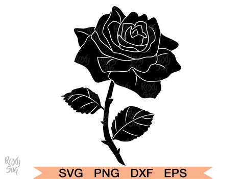 Rose flower SVG Rose Clipart Rose png Rose Clip art | Etsy in 2020 | Rose clipart, Flower svg 