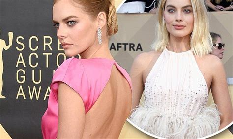 Samara Weaving Outshines Margot Robbie At SAG Awards Daily Mail