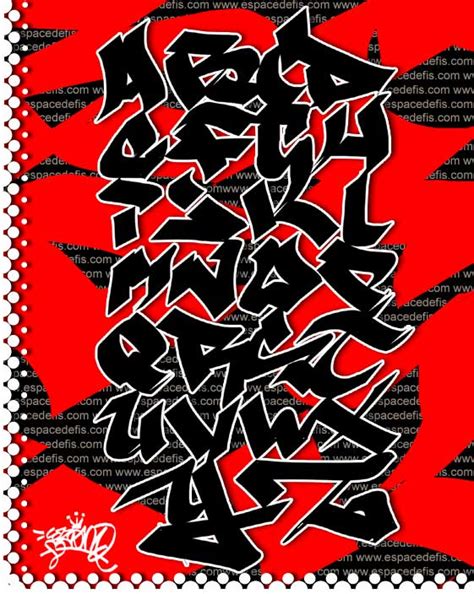 Printable Graffiti Alphabet Letters A Z