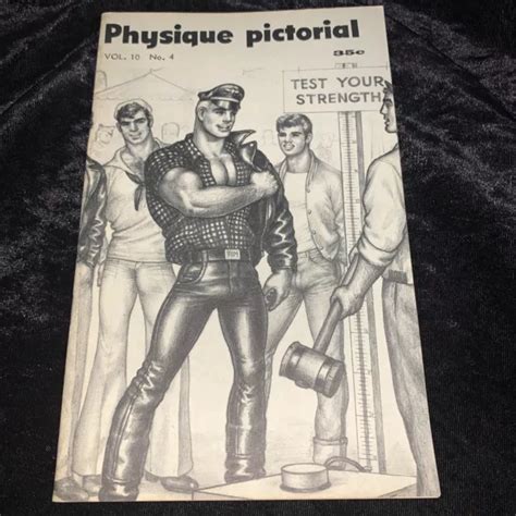 Physique Pictorial Magazine Vol 14 N 3 Tom Finland Cover Motorcycle Thief 17 50 Picclick
