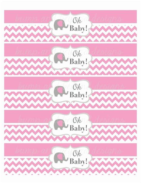 Free Printable Baby Shower Water Bottle Labels Baby Shower Water Bottle Labels Party Favors
