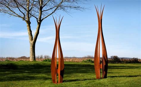 Contemporary Garden Sculpture Stainless Steel Sculpture Garden
