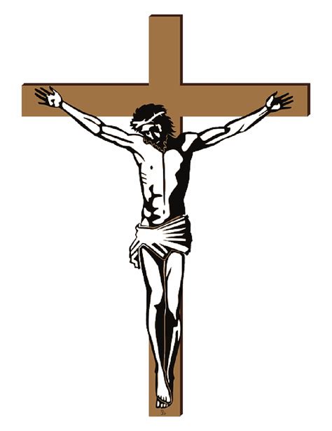 Jesus On The Cross Illustration Clip Art Library