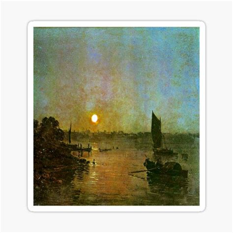 Moonlight A Study At Millbank Joseph Mallord William Sticker For